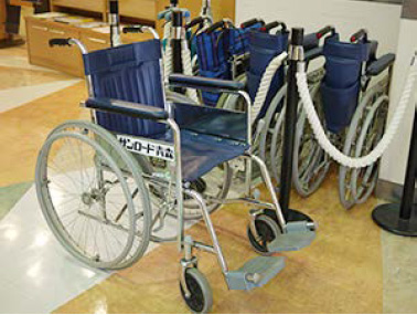 Photo：並提供輪椅免費租借